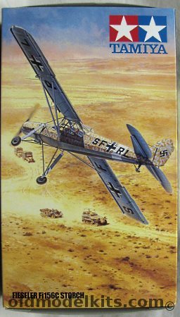 Tamiya 1/48 Fieseler Fi-156C Storch - With PE Parts, 61100-5200 plastic model kit